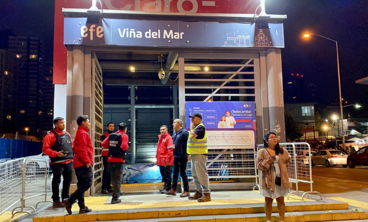 EFE tendrá servicios especiales nocturnos para días del Festival de Viña